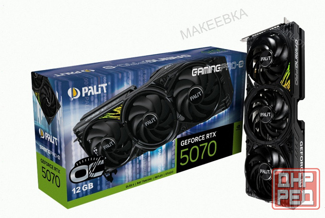 Видеокарта Palit Geforce Rtx 5070 Gamingpro-s oc 12gb (ne75070t19k9-gb2050u) - арт:6194 Донецк - изображение 1