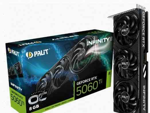 Видеокарта Palit pa-rtx5060ti Infinity 3 oc 8гб, Ret (ne7506ts19p1-gb2062s) - арт:1198 Макеевка