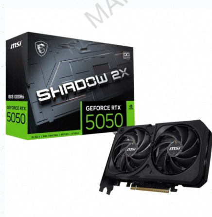 Видеокарта Msi Geforce Rtx 5050 Shadow 2x oc 8g - арт:1346 Макеевка