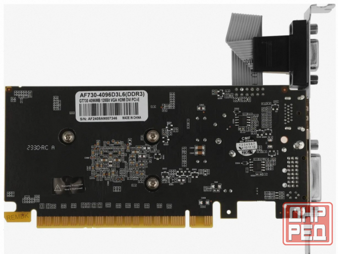 Видеокарта Afox Geforce gt 730 (af730-4096d3l6), 4 гб, Ddr3, 1333 Мгц - арт:4258 Донецк - изображение 3