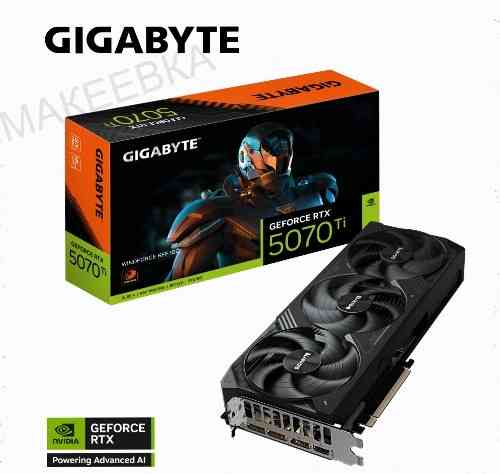 Видеокарта Gigabyte Geforce Rtx 5070 ti Windforce Sff 16gb (gv-n507twf3-16gd) - арт:1940 Макеевка