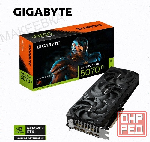 Видеокарта Gigabyte Geforce Rtx 5070 ti Windforce Sff 16gb (gv-n507twf3-16gd) - арт:1940 Макеевка - изображение 1