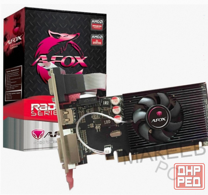 Видеокарта Afox Radeon r5 230 2048mb lp Single Fan (afr5230-2048d3l5) - арт:1434 Донецк - изображение 1