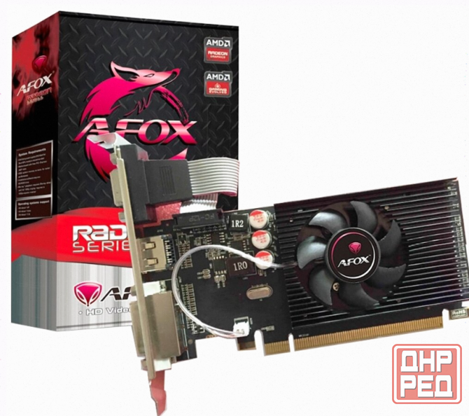 Видеокарта Afox Radeon r5 230 2048mb lp Single Fan (afr5230-2048d3l5) - арт:7608 Макеевка - изображение 1