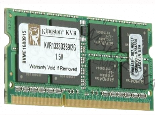 Оперативная Память so-dimm Ddr3l Kingston Valueram 2 гб (1.35v) 1333 Мгц cl9 (kvr1333d3s9 - арт:5774 Макеевка