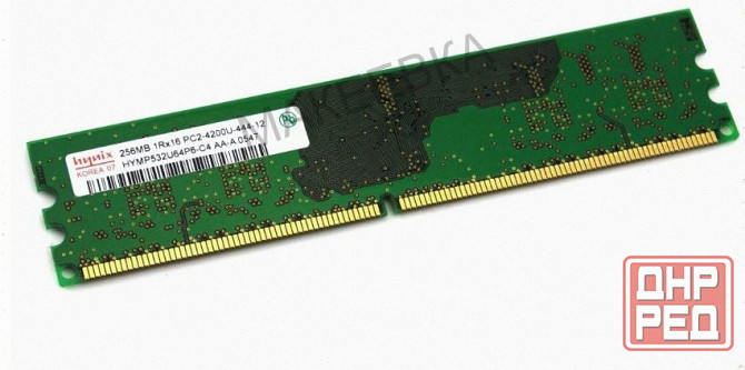 Оперативная Память Dimm Ddr2 Hynix 256 мб 533 Мгц cl4 (hymp532u64bp6-c4) б/у - арт:6328 Донецк - изображение 1