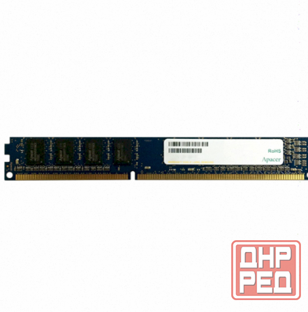 Оперативная Память Dimm Ddr3 Apacer 4gb 1600mhz (au04gfa60catbgl) б/у - арт:1745 Донецк - изображение 1