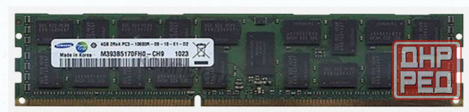 Оперативная Память Dimm Ddr3 Samsung 4 гб 1333мгц (m393b5170fh0-ch9) Ecc б/у - арт:9934 Донецк - изображение 1
