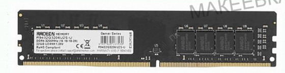 Оперативная Память Dimm Ddr4 Amd 32гб 3200 Мгц cl16 r9432g3206u2s-u - арт:7763 Донецк