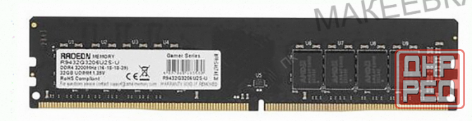 Оперативная Память Dimm Ddr4 Amd 32гб 3200 Мгц cl16 r9432g3206u2s-u - арт:7763 Донецк - изображение 1