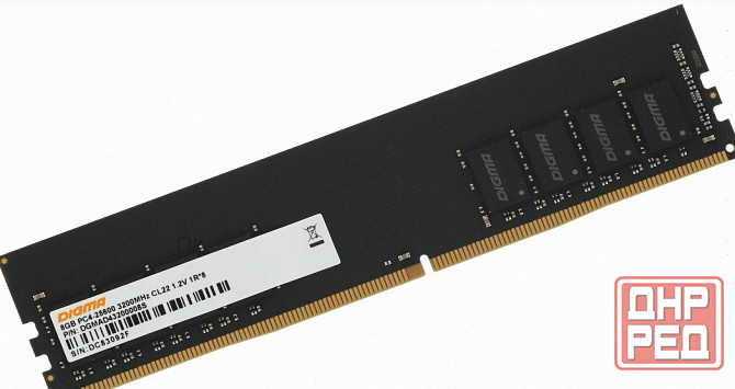 Оперативная Память Dimm Ddr4 Digma 8gb 3200mhz Dgmad43200008s Rtl pc4-25600 cl22 288-pin - арт:4605 Донецк - изображение 1
