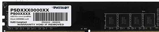 Оперативная Память Ddr4 Patriot Memory sl 4 гб 2133 Мгц Dimm cl15 Psd44g213381 - арт:4149 Донецк