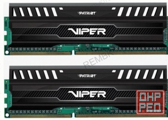 Оперативная Память Ddr3 Patriot Viper 3 - 2x 4gb, 1600 Мгц, Dimm, cl9 (pv38g160c9k) - арт:1915 Донецк - изображение 1