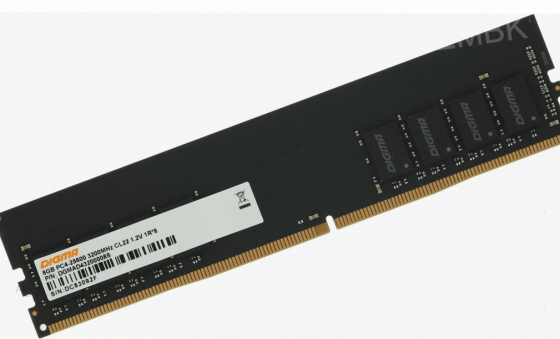 Оперативная Память Dimm Ddr4 Digma 8gb 3200mhz Dgmad43200008s Rtl pc4-25600 cl22 288-pin - арт:6722 Макеевка