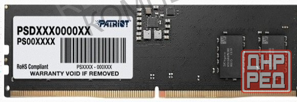 Оперативная Память Patriot Memory sl 8 гб (8 гб x 1 шт.) Ddr5 5200 Мгц Dimm cl42 Psd58g52 - арт:8894 Донецк - изображение 1