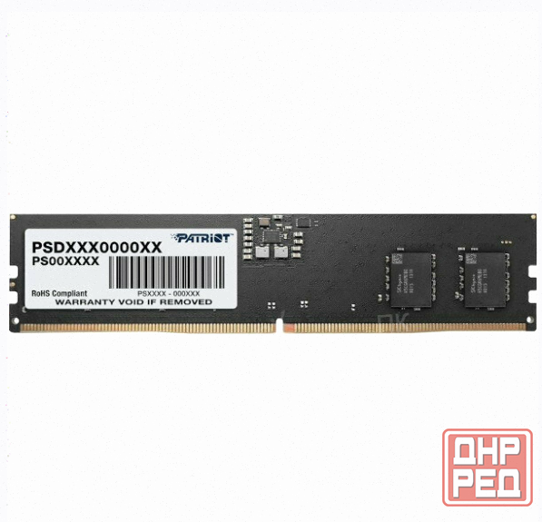 Оперативная Память Patriot Ddr5 8gb Memory Psd58g560041 - арт:9919 Донецк - изображение 1