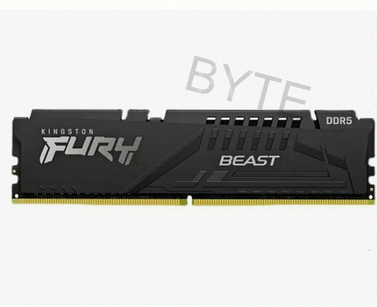 Kingston Fury Beast Black Ddr5 Dimm 5200mhz pc-41600 cl40 - 8gb kf552c40bb-8 Oem - арт:5563 Донецк