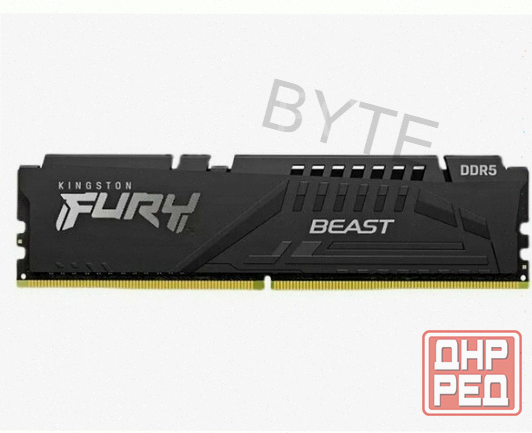 Kingston Fury Beast Black Ddr5 Dimm 5200mhz pc-41600 cl40 - 8gb kf552c40bb-8 Oem - арт:5563 Донецк - изображение 1