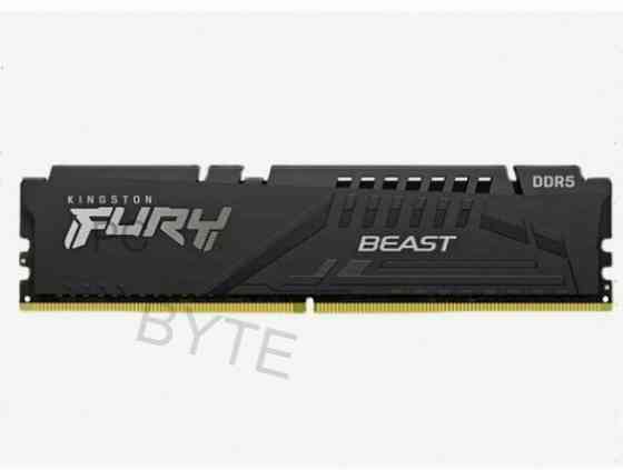 Kingston Fury Beast Black Ddr5 Dimm 5200mhz pc-41600 cl40 - 8gb kf552c40bb-8 Oem - арт:8377 Макеевка