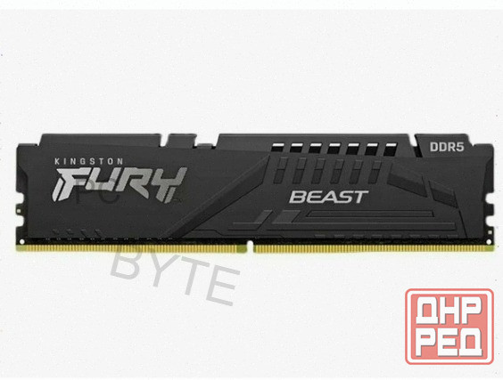 Kingston Fury Beast Black Ddr5 Dimm 5200mhz pc-41600 cl40 - 8gb kf552c40bb-8 Oem - арт:8377 Макеевка - изображение 1
