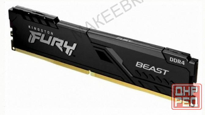 Оперативная Память Dimm Ddr4 Kingston Fury Beast 16гб 3200 Мгц cl16 (kf432c16bb1/16) - арт:8374 Донецк - изображение 1