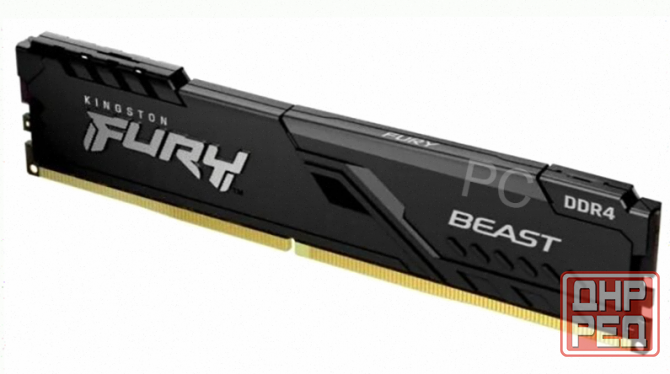 Оперативная Память Dimm Ddr4 Kingston Fury Beast 16гб 3200 Мгц cl16 (kf432c16bb1/16) - арт:7314 Макеевка - изображение 1