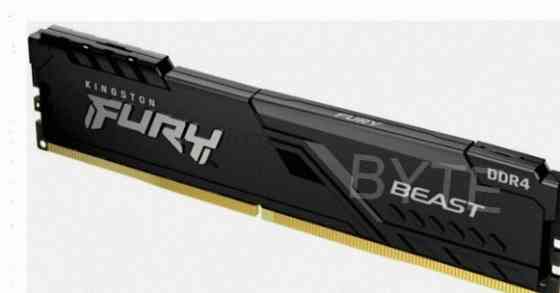 Оперативная Память Ddr4 Kingston 8gb 3200 Mhz pc-25600 Fury Beast Black (kf432c16bb/8) - арт:4828 Макеевка