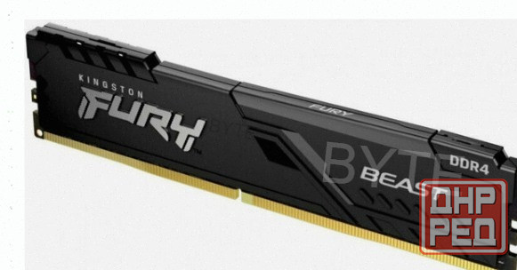 Оперативная Память Ddr4 Kingston 8gb 3200 Mhz pc-25600 Fury Beast Black (kf432c16bb/8) - арт:4828 Макеевка - изображение 1
