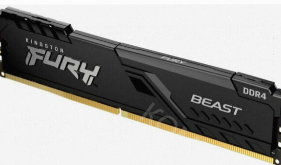 Оперативная Память Ddr4 Kingston 8gb 3200 Mhz pc-25600 Fury Beast Black (kf432c16bb/8) - арт:8633 Донецк