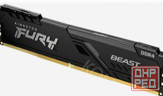 Оперативная Память Ddr4 Kingston 8gb 3200 Mhz pc-25600 Fury Beast Black (kf432c16bb/8) - арт:8633 Донецк - изображение 1