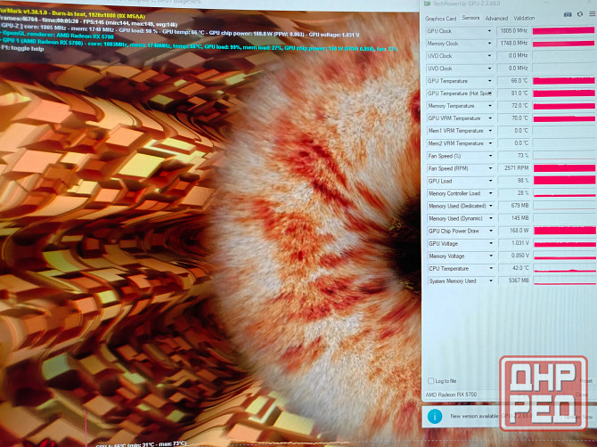 Видеокарта RX 5700 XFX Донецк - изображение 4