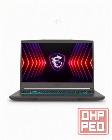 Игровой Ноутбук 15.6" Ips Fhd Msi Thin 15 b13ve-3419xru Gray (core i5 13420h/16gb/1tb Ssd - арт:4018 Макеевка - изображение 1