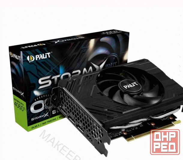 Видеокарта Palit Geforce Rtx 4060ti Stormx oc 8gb (ne6406ts19p1-1060f) - арт:9253 Макеевка - изображение 1