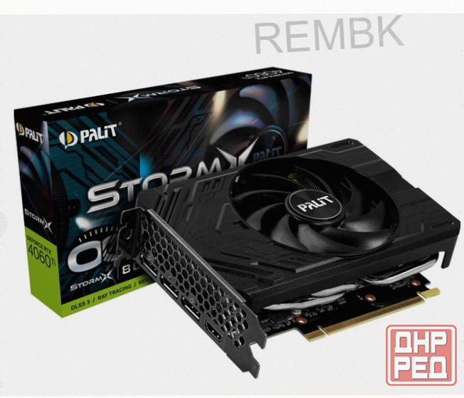 Видеокарта Palit Geforce Rtx 4060ti Stormx oc 8gb (ne6406ts19p1-1060f) - арт:7761 Донецк - изображение 1