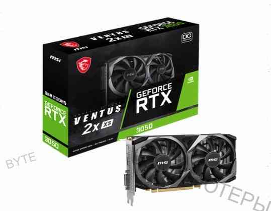 Видеокарта Msi Rtx3050 Ventus 2x xs 8gb oc Gddr6 128-bit dp Hdmi dl-dvi-d 2fan Rtl - арт:5717 Макеевка