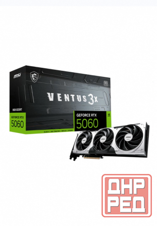 Видеокарта Msi Geforce Rtx 5060 8g Ventus 3x oc - арт:1752 Донецк - изображение 1