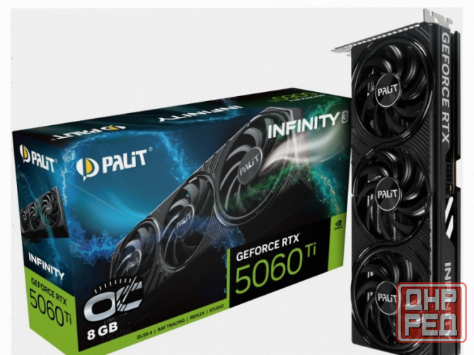 Видеокарта Palit pa-rtx5060ti Infinity 3 oc 8гб, Ret (ne7506ts19p1-gb2062s) - арт:1450 Макеевка - изображение 1