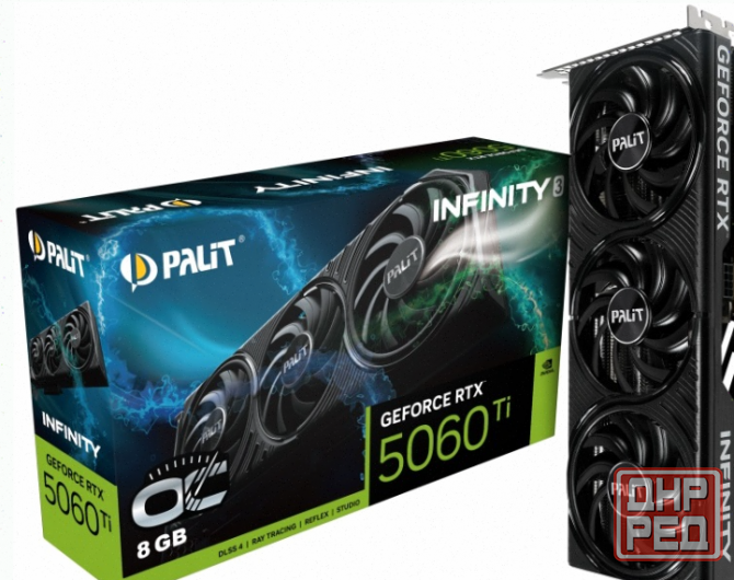 Видеокарта Palit pa-rtx5060ti Infinity 3 oc 8гб, Ret (ne7506ts19p1-gb2062s) - арт:6823 Донецк - изображение 1
