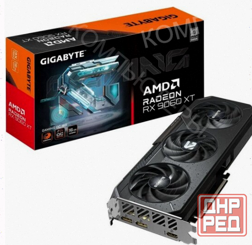 Видеокарта Gigabyte Radeon rx 9060 xt Gaming oc 16g - арт:7483 Донецк - изображение 1