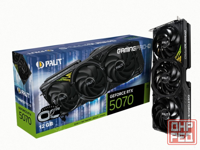 Видеокарта Palit Geforce Rtx 5070 Gamingpro-s oc 12gb (ne75070t19k9-gb2050u) - арт:9441 Донецк - изображение 1