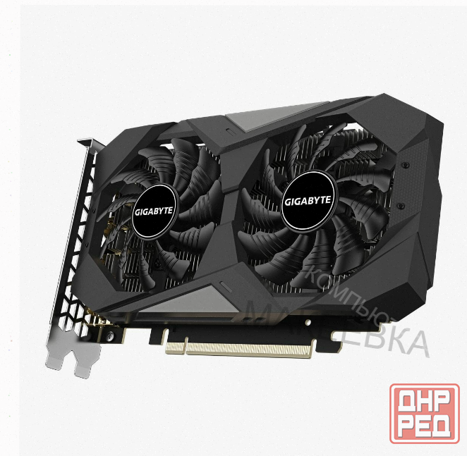Видеокарта Gigabyte Rtx3050 Windforce oc v2 6gb Gddr6 96bit 2xdp 2xhdmi 2fan Rtl - арт:1578 Донецк - изображение 2