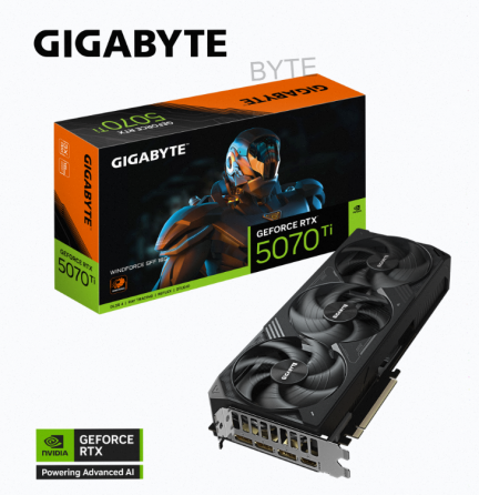 Видеокарта Gigabyte Geforce Rtx 5070 ti Windforce Sff 16gb (gv-n507twf3-16gd) - арт:8619 Макеевка