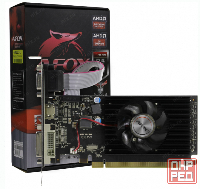 Видеокарта Afox Radeon r5 230 2048mb lp Single Fan (afr5230-2048d3l5) - арт:3323 Донецк - изображение 2