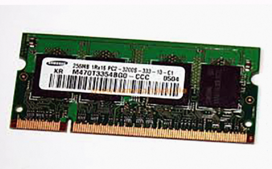 Оперативная Память so-dimm Ddr2 Samsung 256mb (m470t3354bg0-ccc) б/у - арт:1978 Донецк