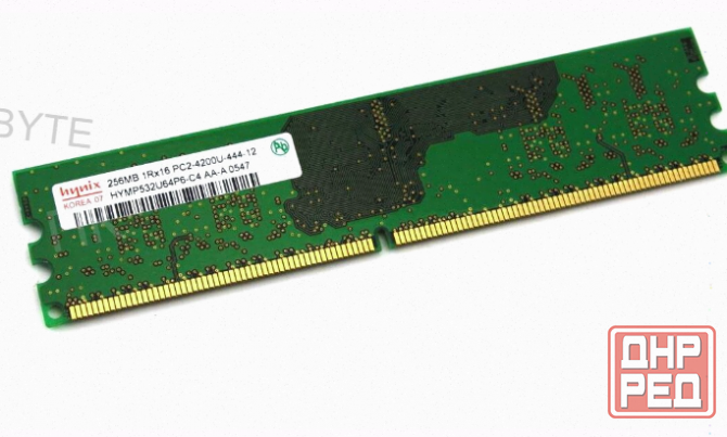 Оперативная Память Dimm Ddr2 Hynix 256 мб 533 Мгц cl4 (hymp532u64bp6-c4) б/у - арт:2432 Донецк - изображение 1
