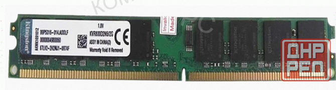 Оперативная Память Dimm Ddr2 Kingston 2 gb 800 Мгц (kvr800d2n6/2g) б/у - арт:9903 Макеевка - изображение 1