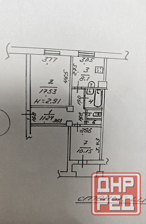 Продаётся светлая двухкомнатная квартира на четвертом этаже пятиэтажного дома сталинского проекта по Мариуполь - изображение 11