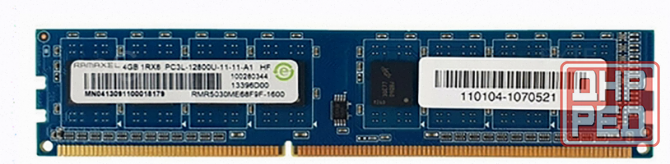 Оперативная Память Dimm Ddr3 4 гб Ramaxel 1600мгц (rmr5030me68f9f1600) б/у - арт:5985 Донецк - изображение 1