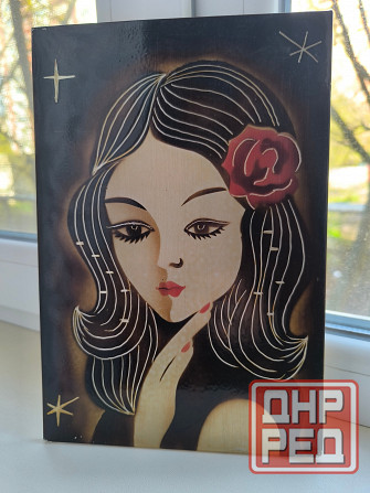 Картина Девушка металл Донецк - изображение 1