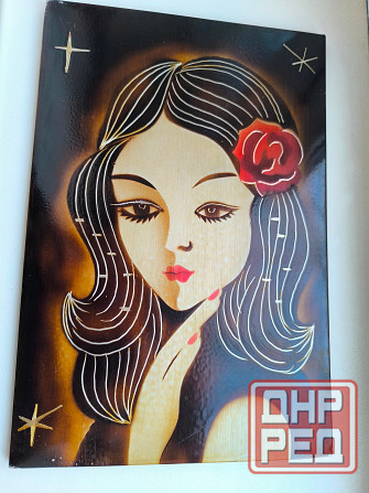 Картина Девушка металл Донецк - изображение 2